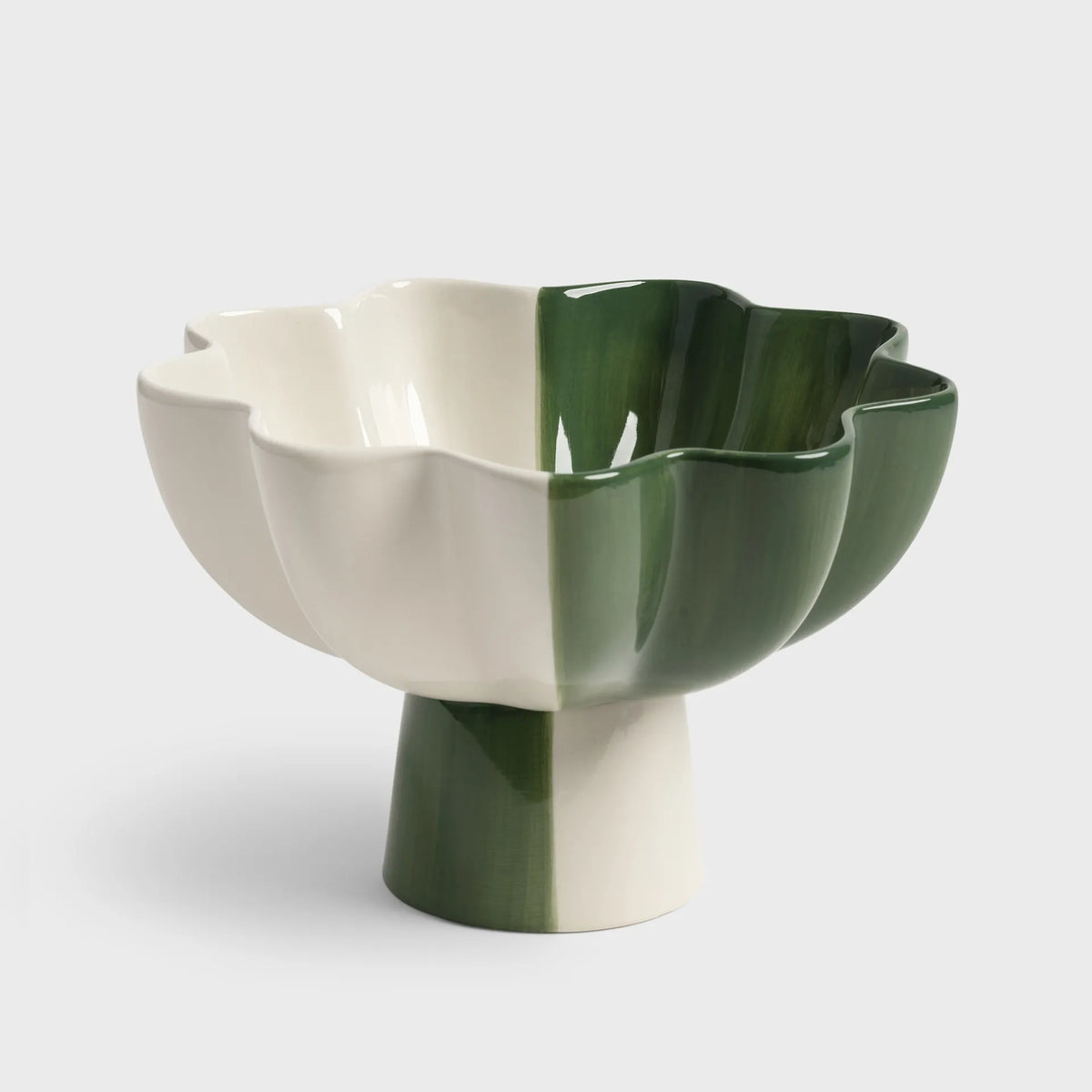 KLEVERING-Bowl sun green and white