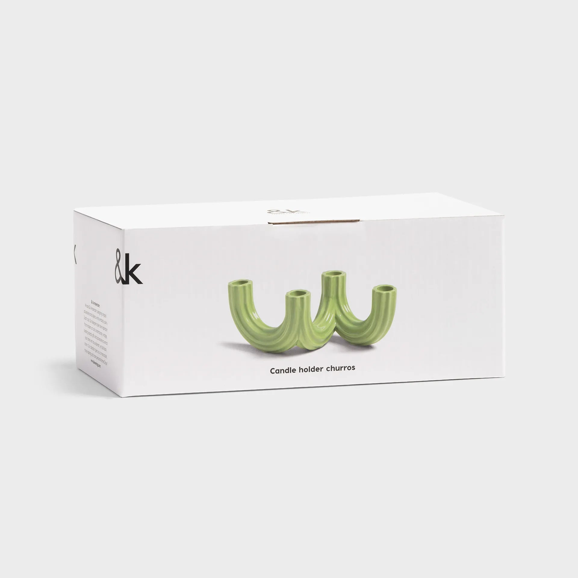 KLEVERING-Candle holder churros green