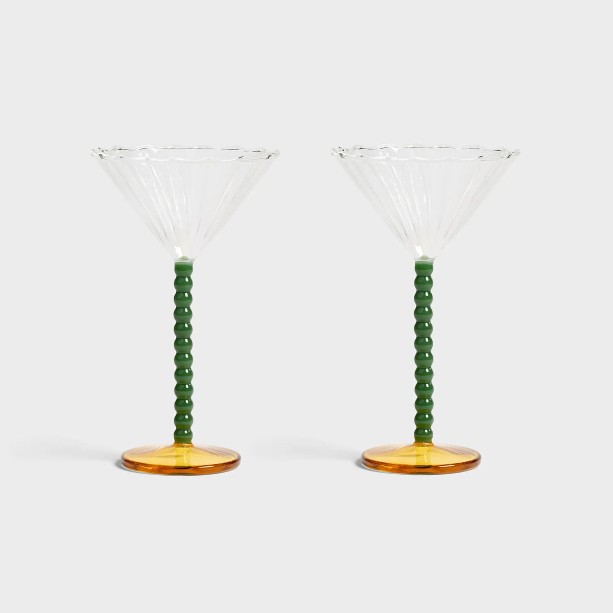 KLEVERING-Coupe perle green set of 2