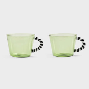 KLEVERING-Glass duet green set of 2