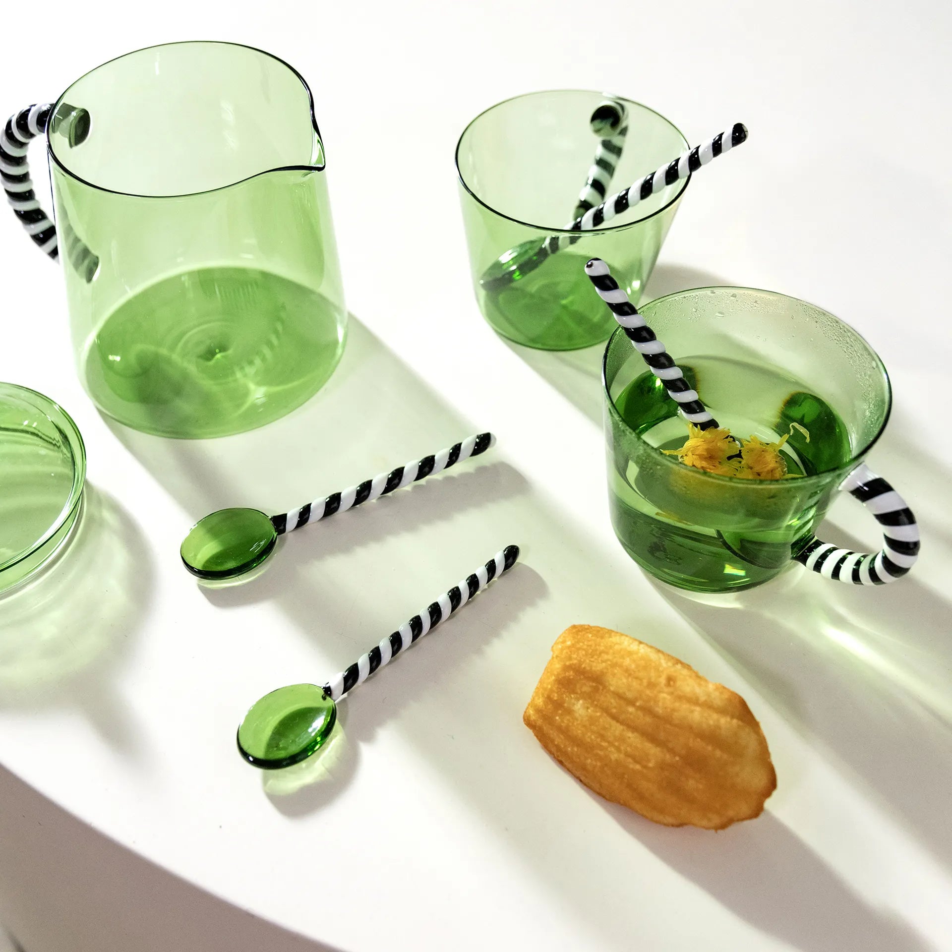 KLEVERING-Glass duet green set of 2