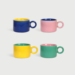 KLEVERING-colourful Mugs chiquito set of 4