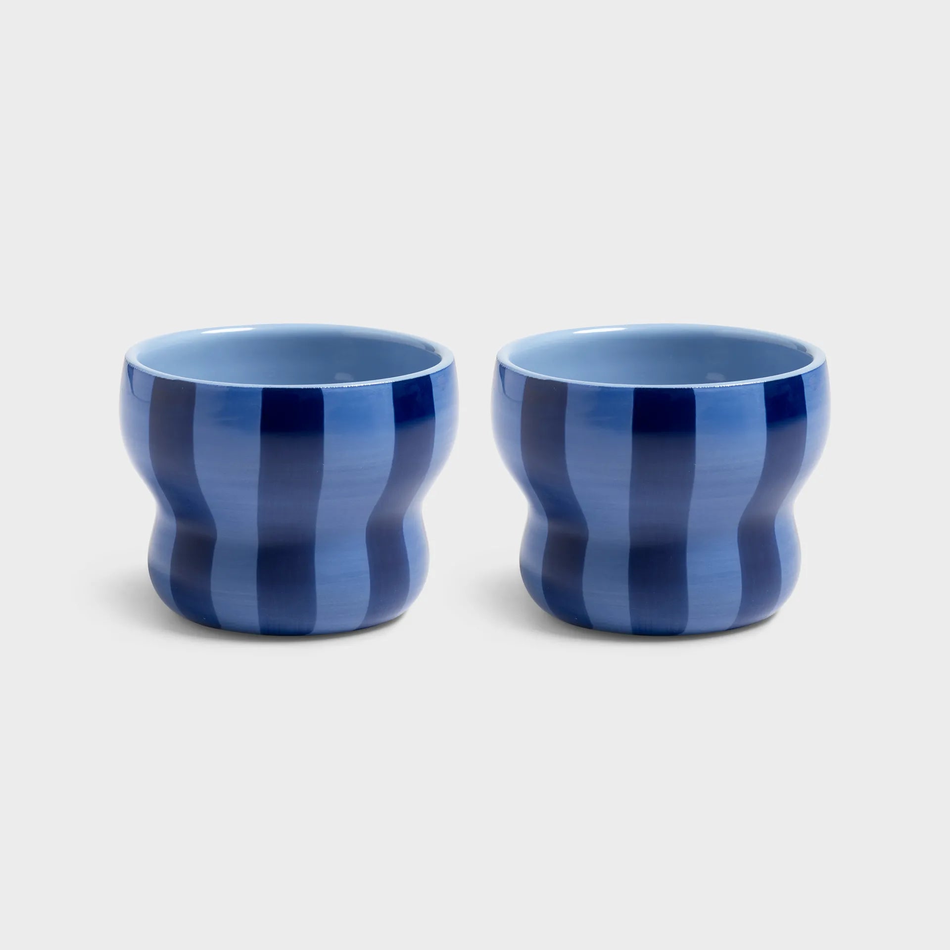 KLEVERING-Mug circus large blue set of 2