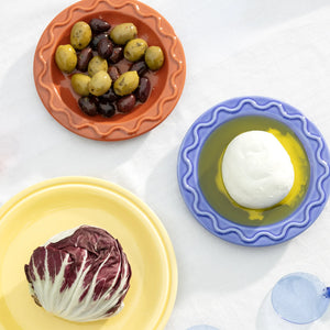 KLEVERING-Plate mochi blue small set of 2