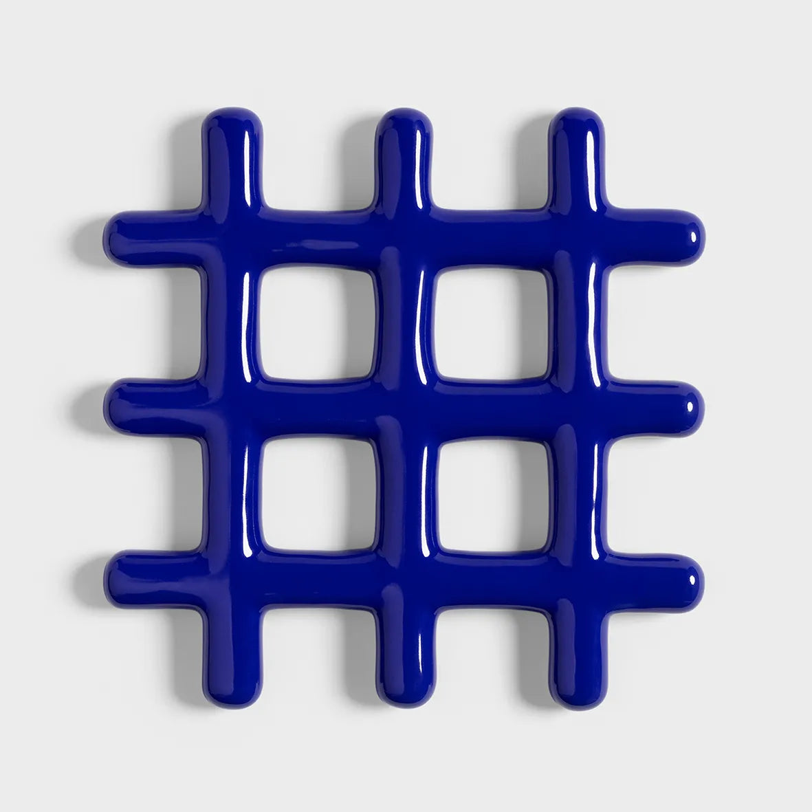 KLEVERING-Trivet grid blue