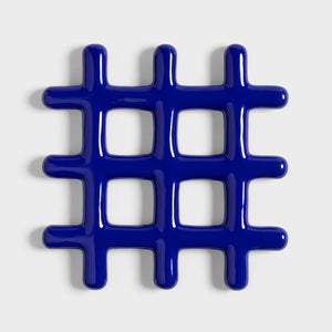 KLEVERING-Trivet grid blue