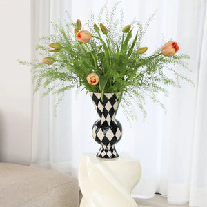 KLEVERING-Vase rhombic black
