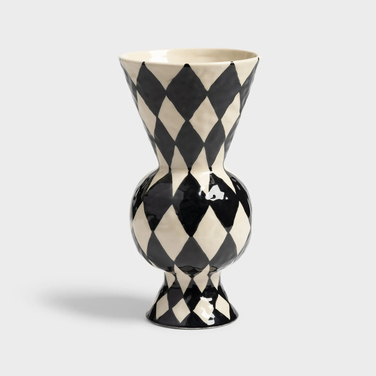 KLEVERING-Vase rhombic black