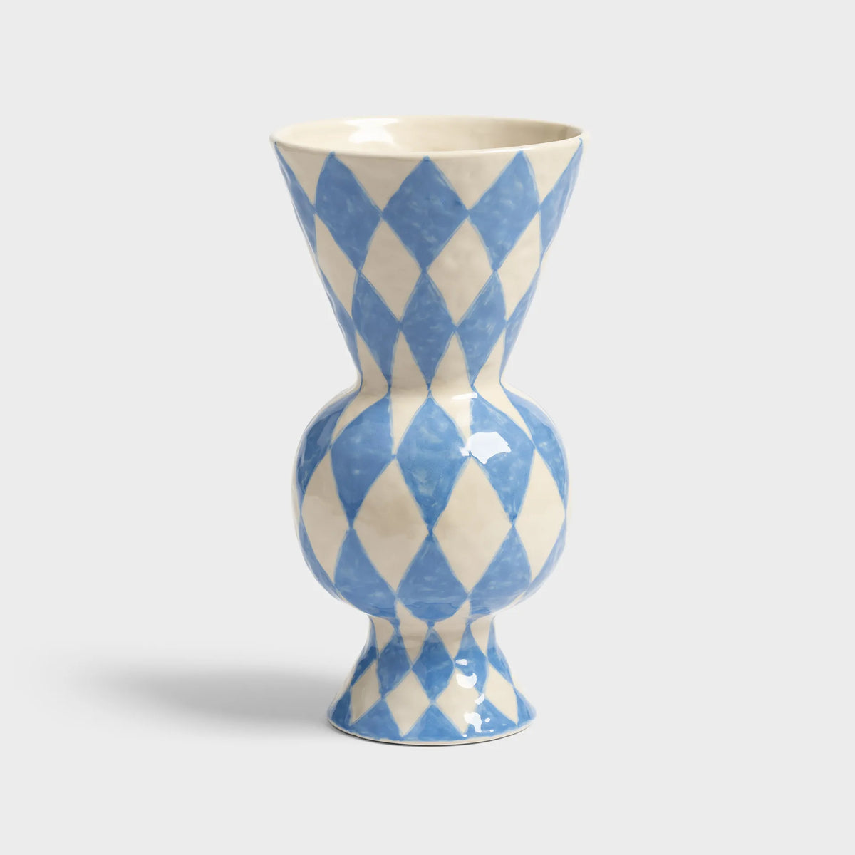 KLEVERING-Vase rhombic blue