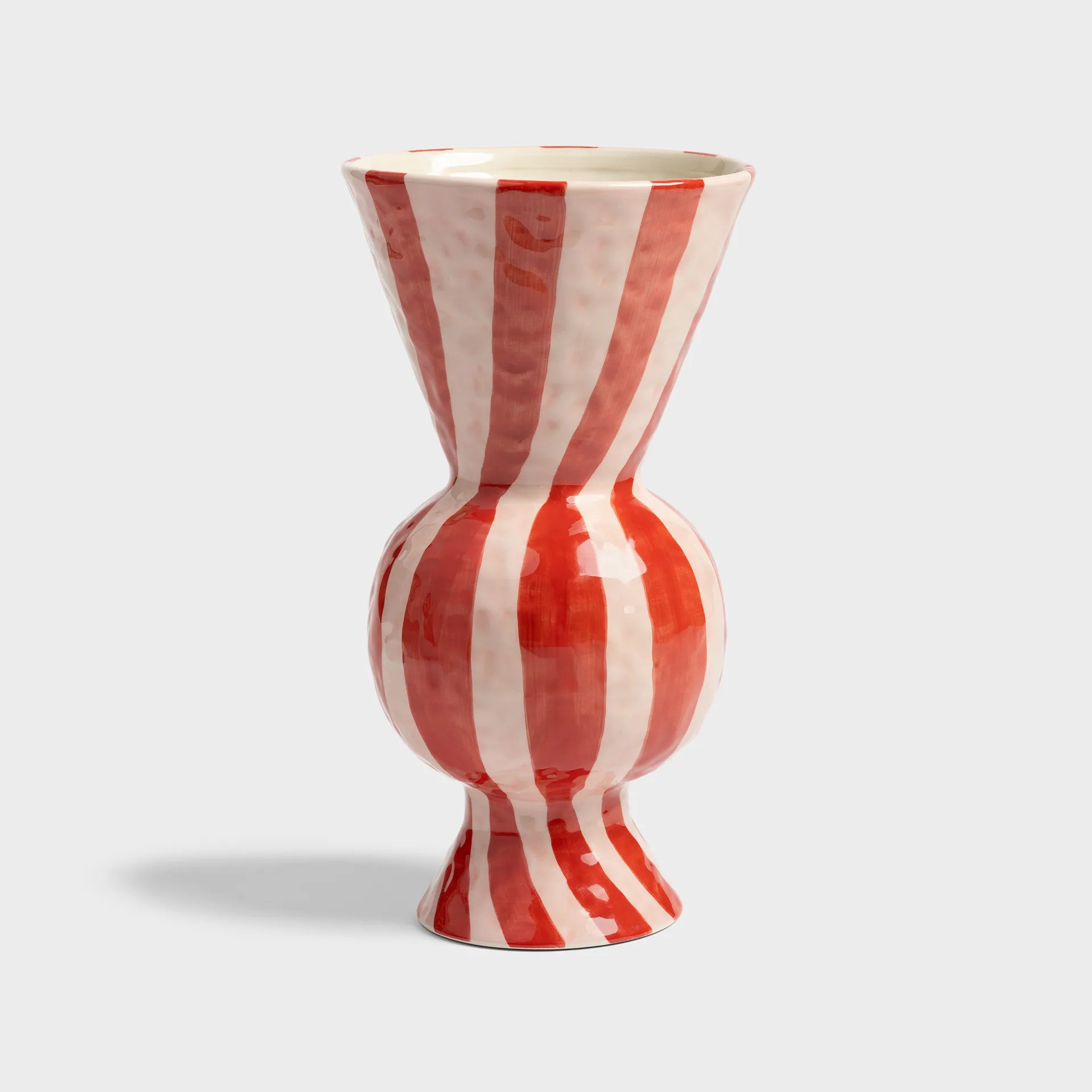 KLEVERING-Vase rhombic red