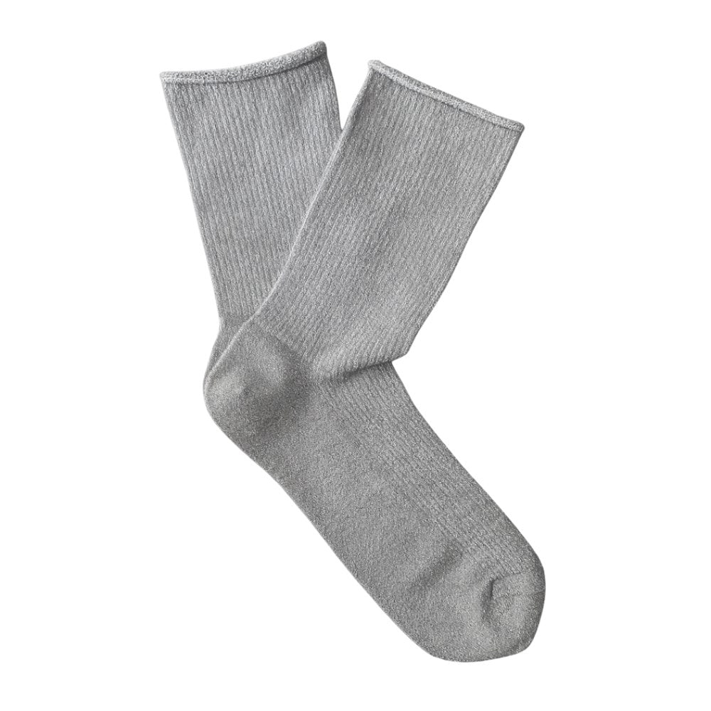 KLUE Glitter Lurex socks n Silver Grey