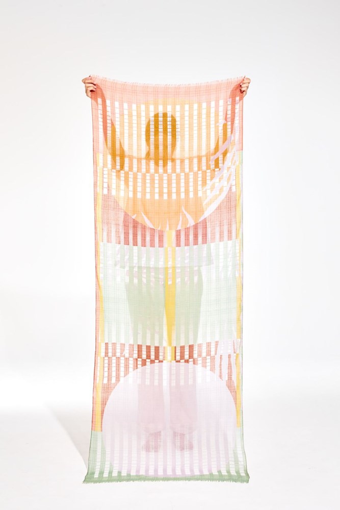 O - Scarf Phoenix Blush/S25