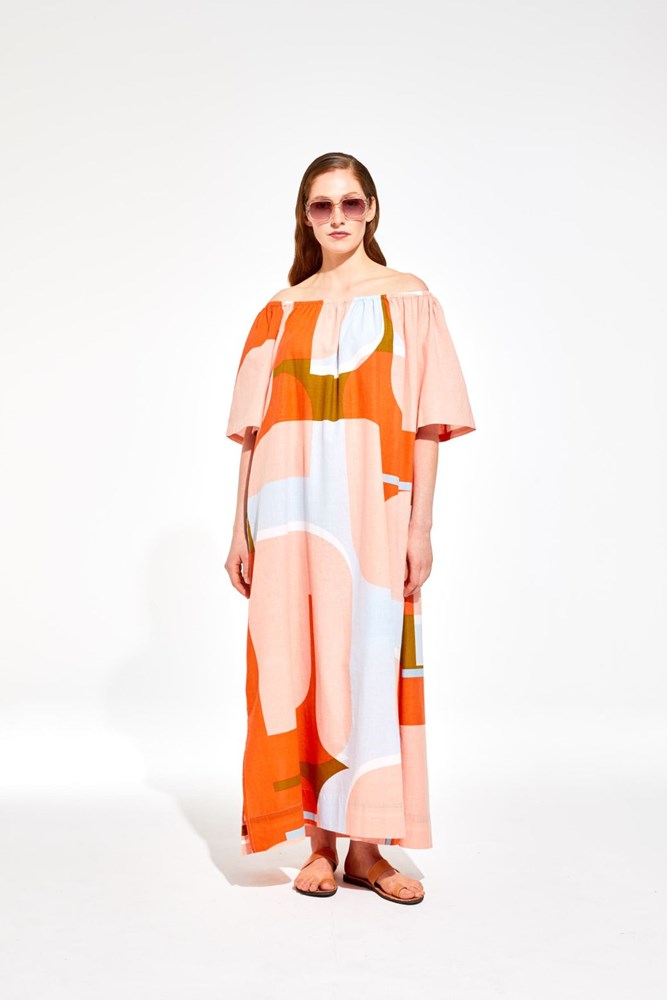 203 - Dress Palao Chance Orange/S25