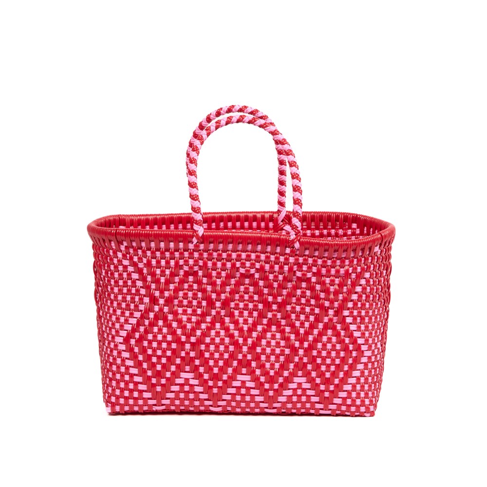 BAHIA BASKETS - PALOMA Red Rose Small Basket