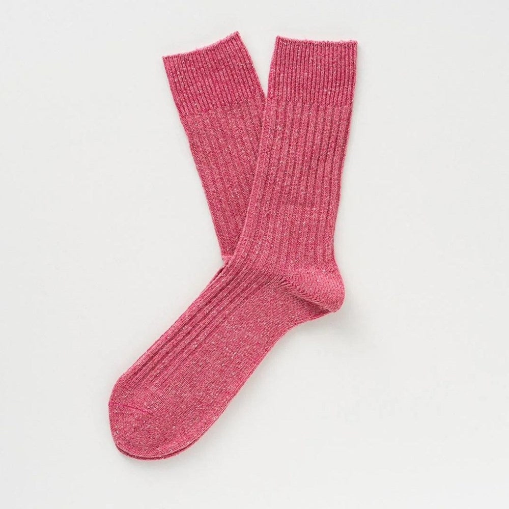 KLUE silk and wool socks Dust Star Rosewood