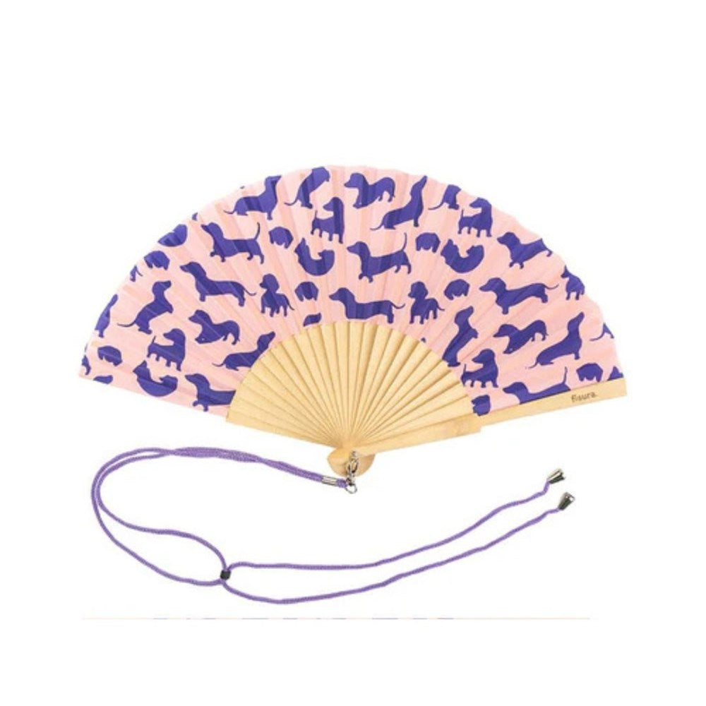 Hand Fan w/Gift Box "Sausage Dog"