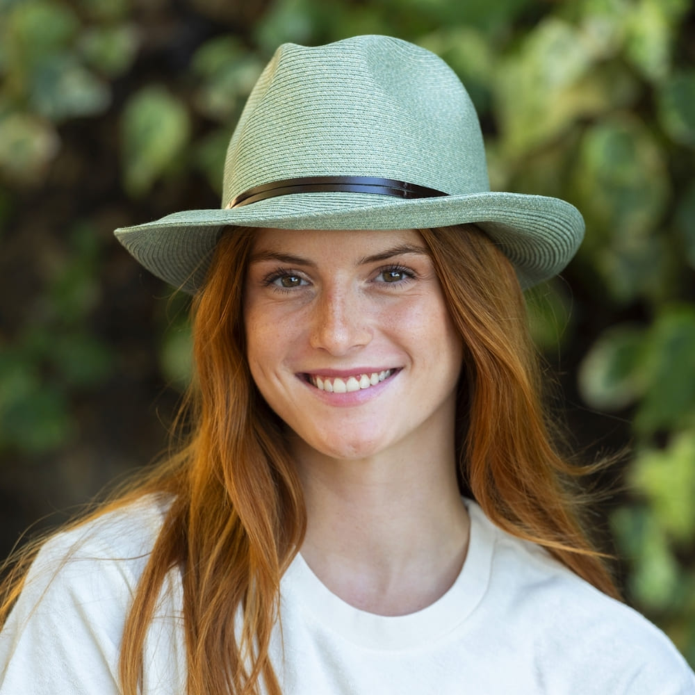 TRAVAUX EN COURS Borsalino Summer Hat - Almond