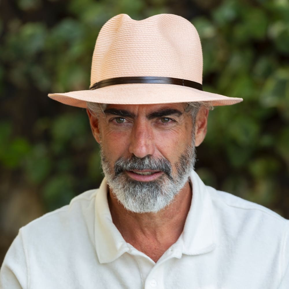 TRAVAUX EN COURS Borsalino Summer Hat - Apricot