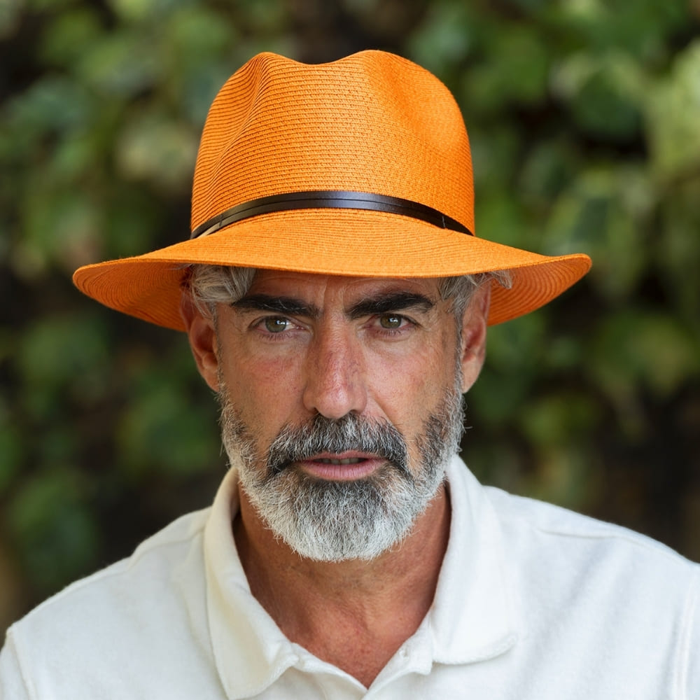 TRAVAUX EN COURS Borsalino Summer Hat - Clementine