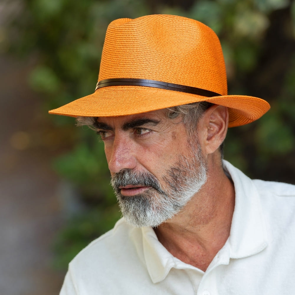 TRAVAUX EN COURS Borsalino Summer Hat - Clementine