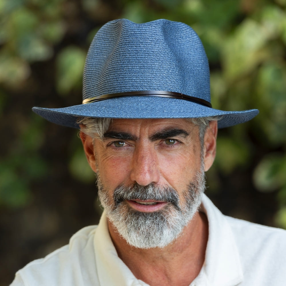 TRAVAUX EN COURS  Borsalino Summer Hat - Denim