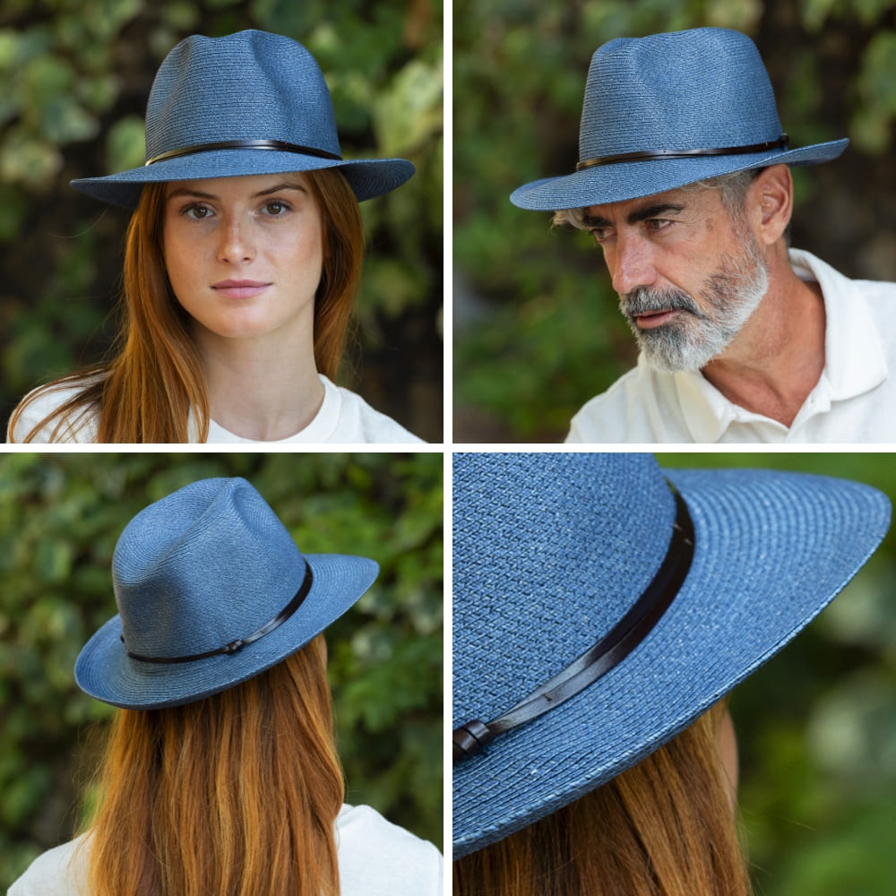 TRAVAUX EN COURS  Borsalino Summer Hat - Denim