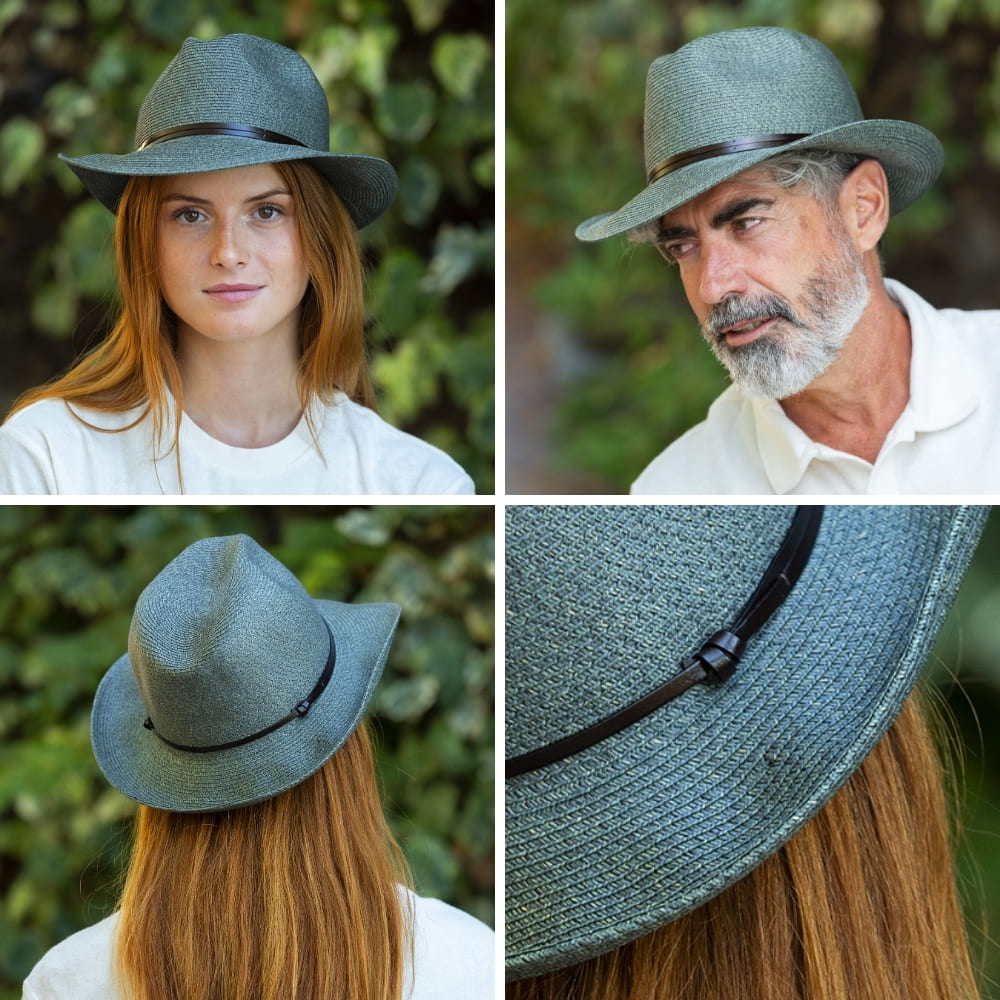 TRAVAUX EN COURS Borsalino Summer Hat - Granit - Unisex