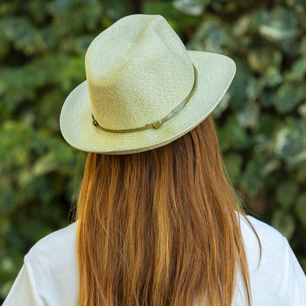 TRAVAUX EN COURS Borsalino Summer Hat - Matcha