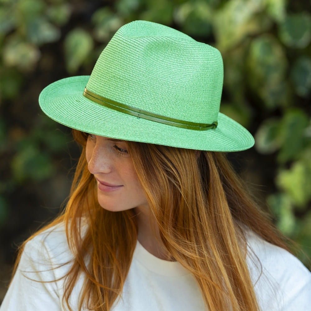 TRAVAUX EN COURS Borsalino Summer Hat - Mint