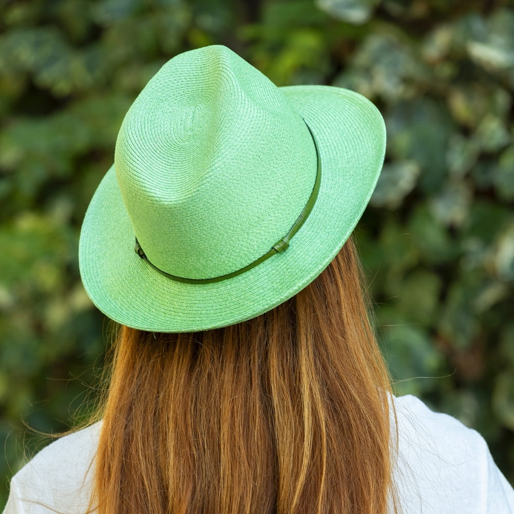 TRAVAUX EN COURS Borsalino Summer Hat - Mint