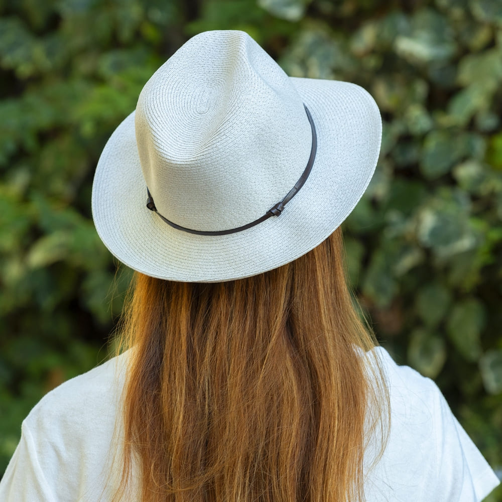 TRAVAUX EN COURS Borsalino Summer Hat - Off White