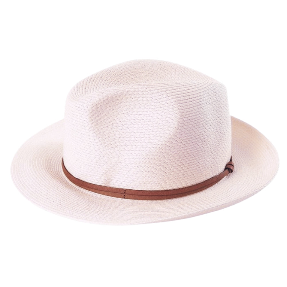TRAVAUX EN COURS Borsalino Summer Hat - Powder Pink