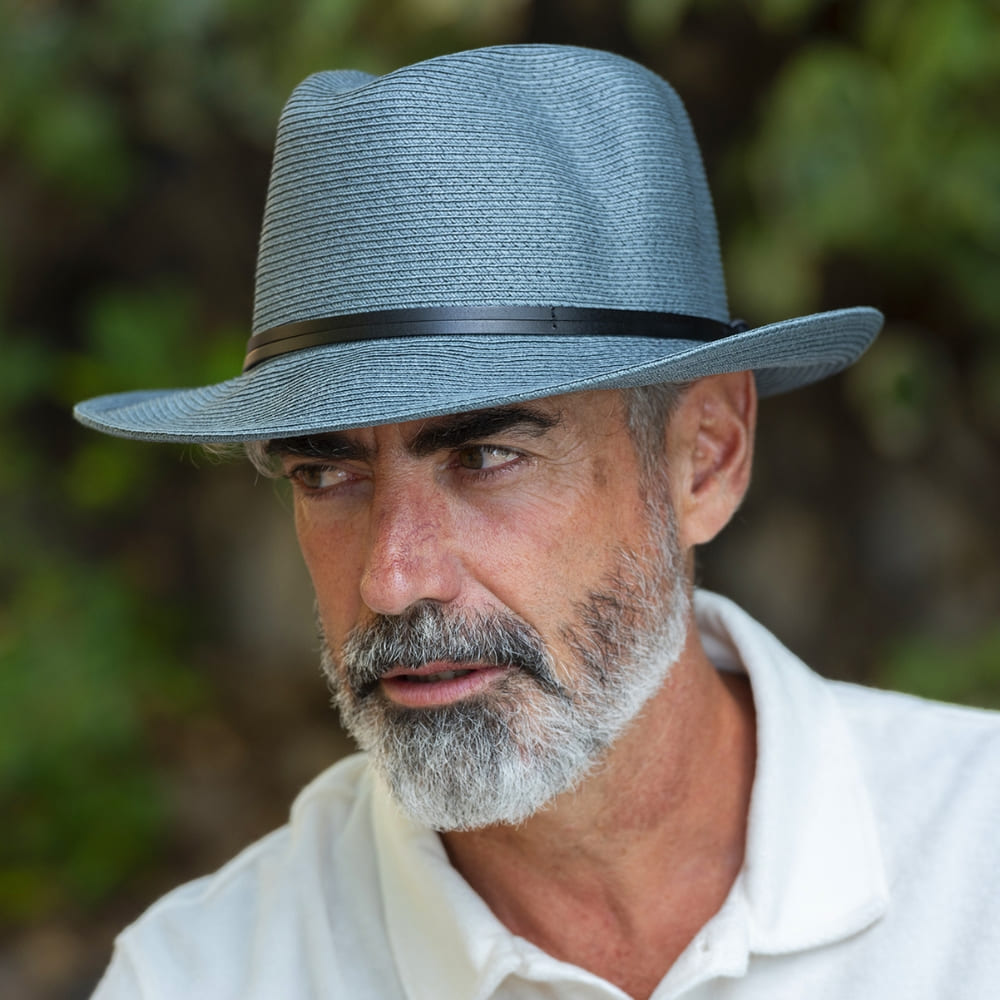 TRAVAUX EN COURS Borsalino Summer Hat - Slate