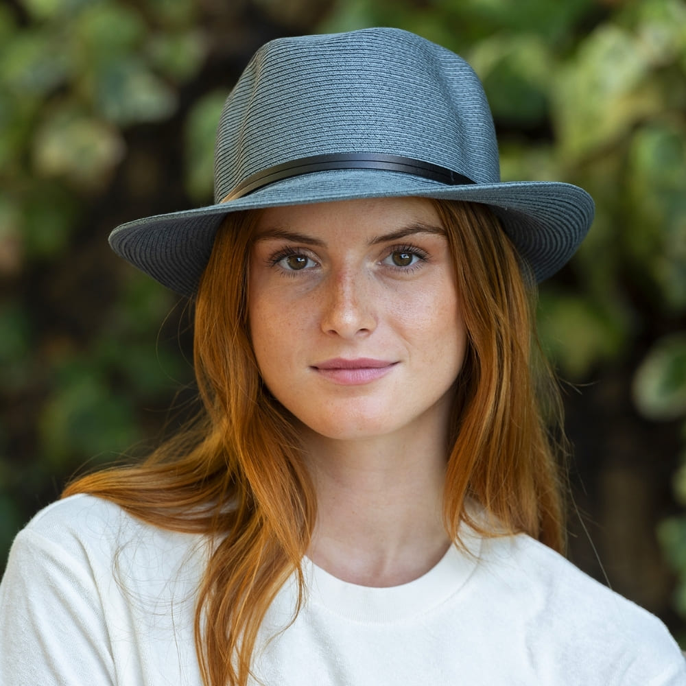 TRAVAUX EN COURS Borsalino Summer Hat - Slate