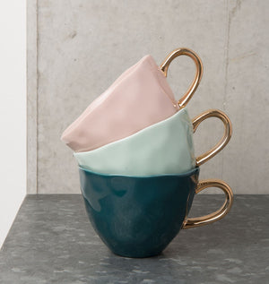 UNC-Good Morning Tea Cup Celadon-d.11 cm