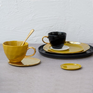 UNC-Good Morning Tea Cup Amber Green -d.11 cm