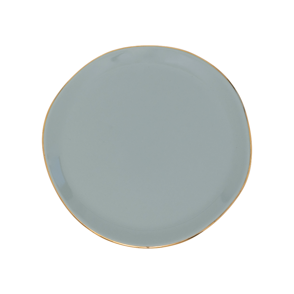 UNC-Good Morning plate slate, Ø17 cm