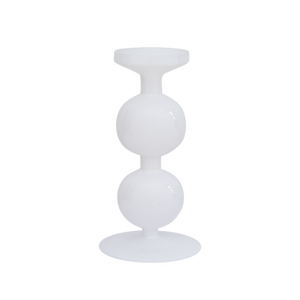 UNC-  candle holder Bulb white, 25 cm