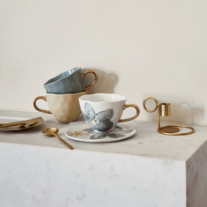 UNC-Good Morning Tea Cup Slate -d.11 cm
