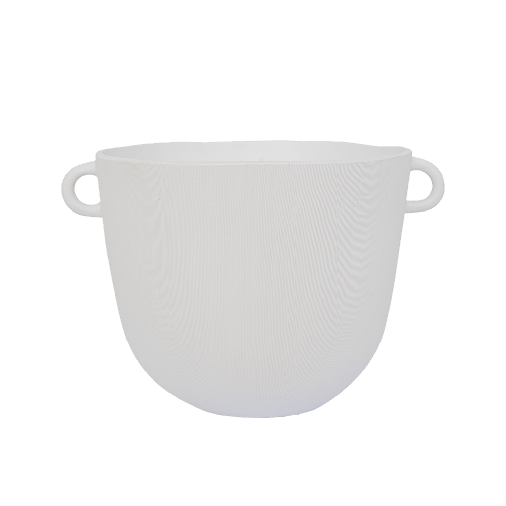 UNC- Decorative Pot Confit White - 30cm high
