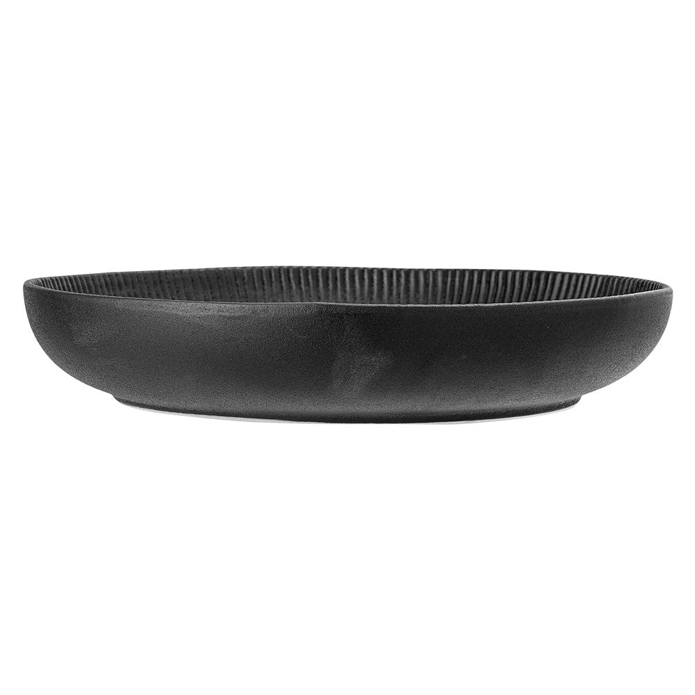 BLOOMINGVILLE-Neri Serving Bowl, Black, Stoneware