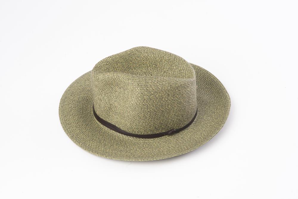 TRAVAUX EN COURS - Borsalino hat leather strap Army - Frenchbazaar -Travaux en cours