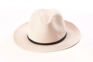 TRAVAUX EN COURS - Borsalino hat leather strap Powder Pink - Frenchbazaar -Travaux en cours