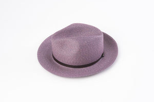 TRAVAUX EN COURS- Borsalino hat leather strap Violet - Frenchbazaar -Travaux en cours
