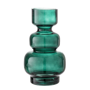 BLOOMINGVILLE - JOHNSON Green Glass Vase