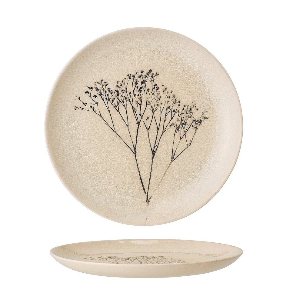 BLOOMINGVILLE-Bea Plate, Nature, Stoneware