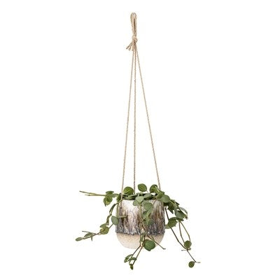 BLOOMINGVILLE-Rezan Flowerpot, Hanging, Nature, Stoneware