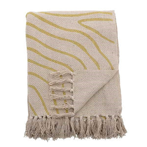 BLOOMINGVILLE - Cibelle Yellow Recycled Throw