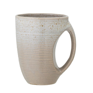 BLOOMINGVILLE - Taupe Mug Off White