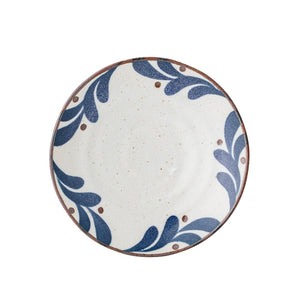 Creative Collection-Camellia Plate, Blue, Porcelain